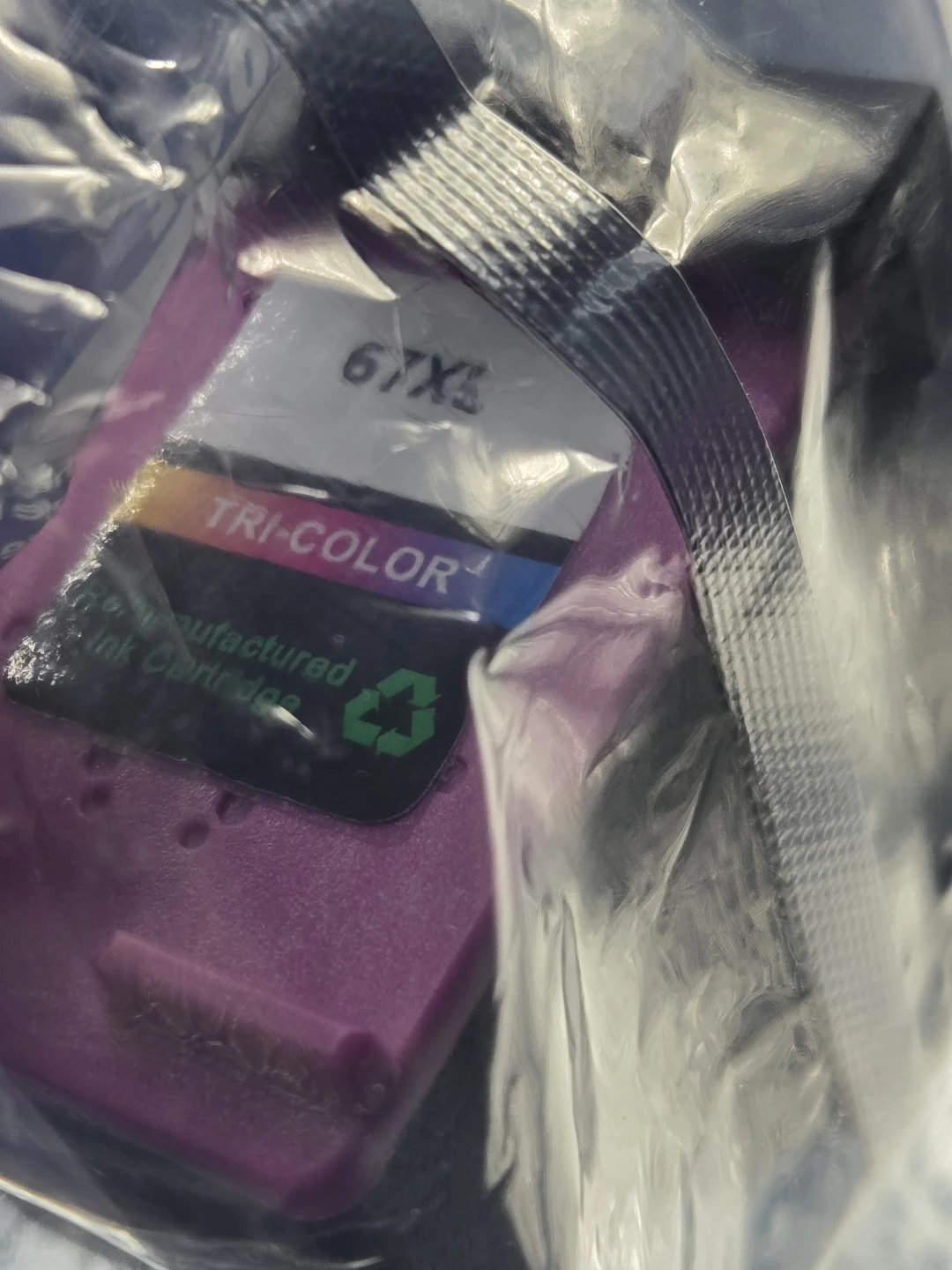 67XL Black and Tri-Color Remanufactured Ink Cartridges - 2 Pack - photo 2