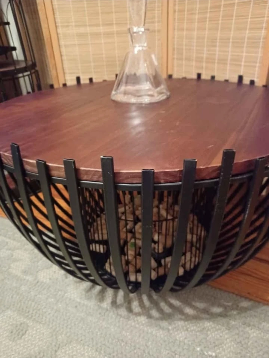 Sculpted Woven Coffee Table