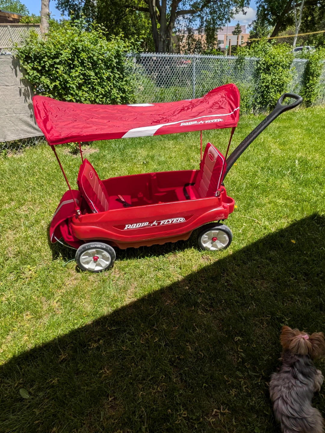 Radio Flyer Wagon with Canopy and Seats - photo 2