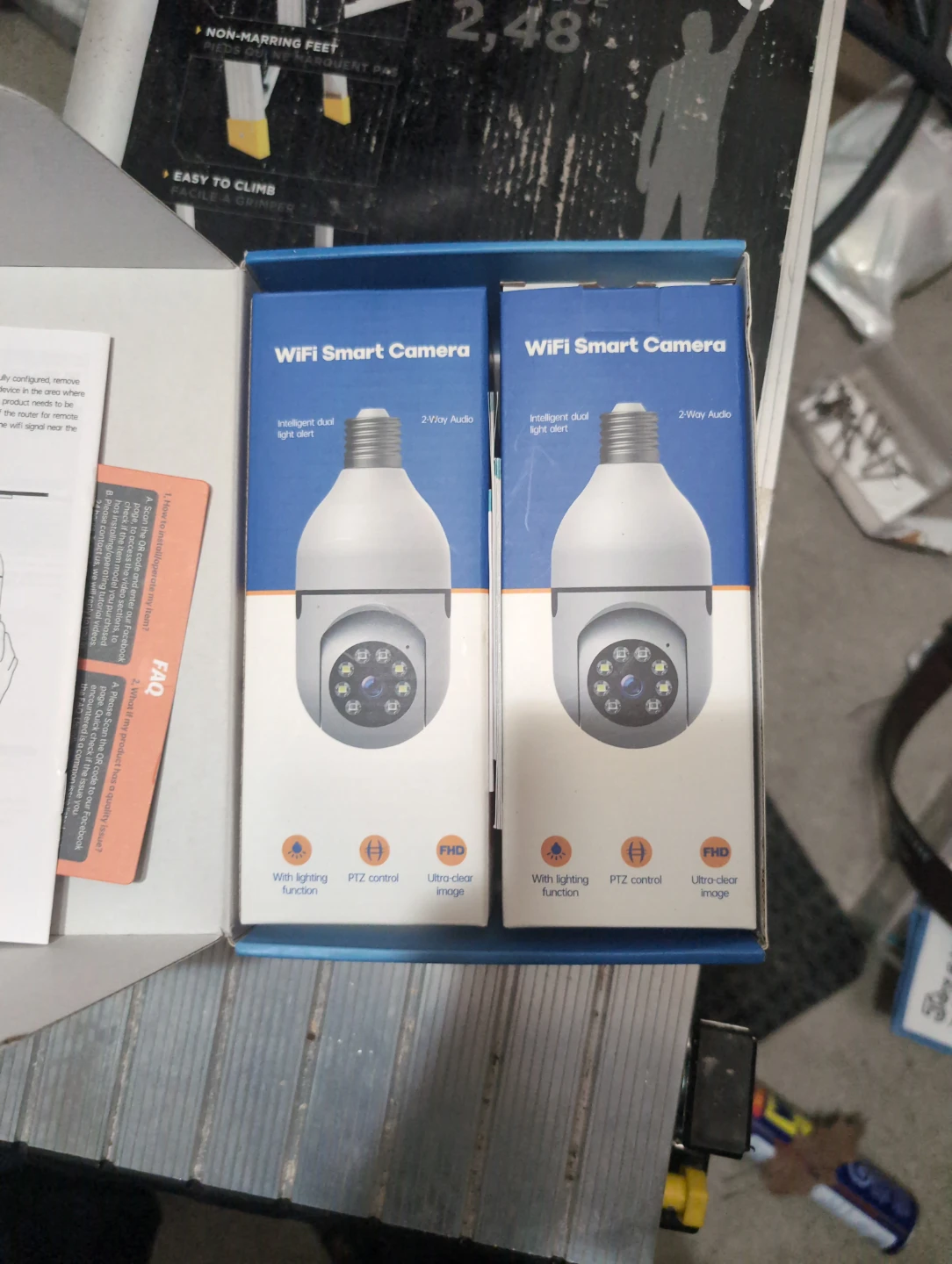 2x WiFi Smart Camera Light Bulb