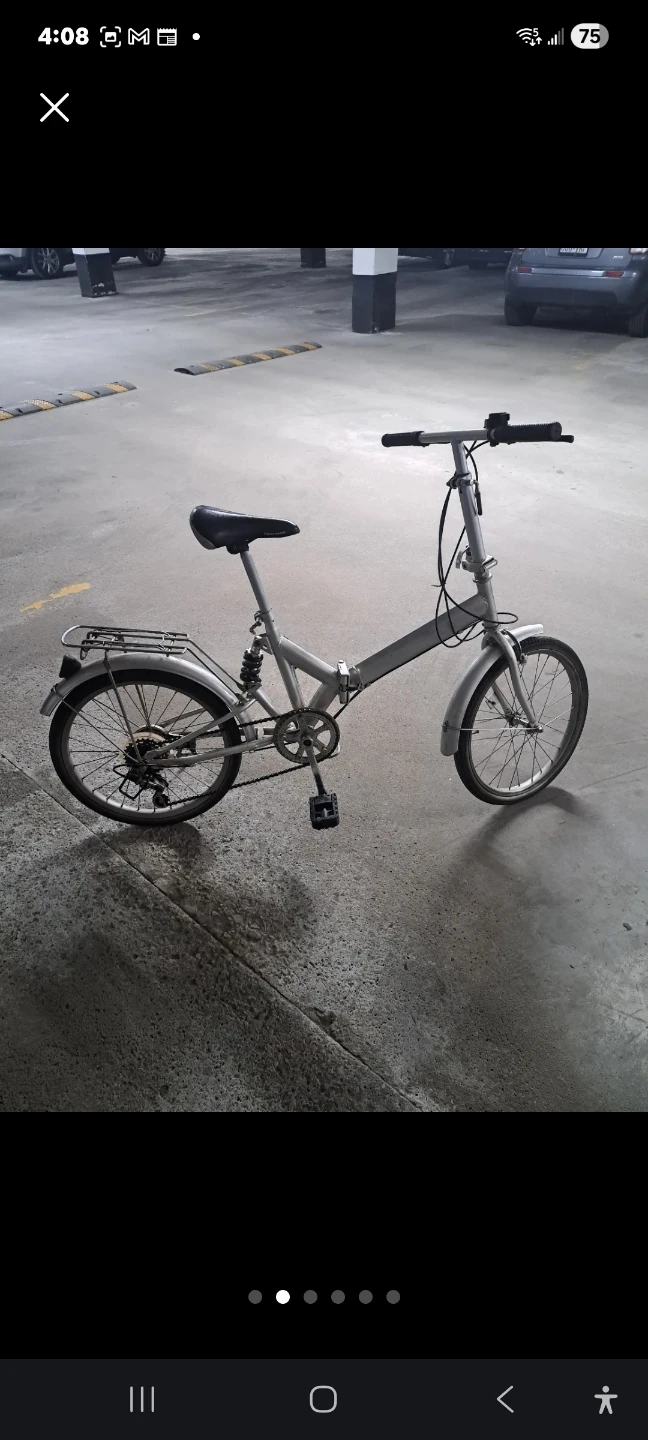 Silver Folding Bike - photo 2