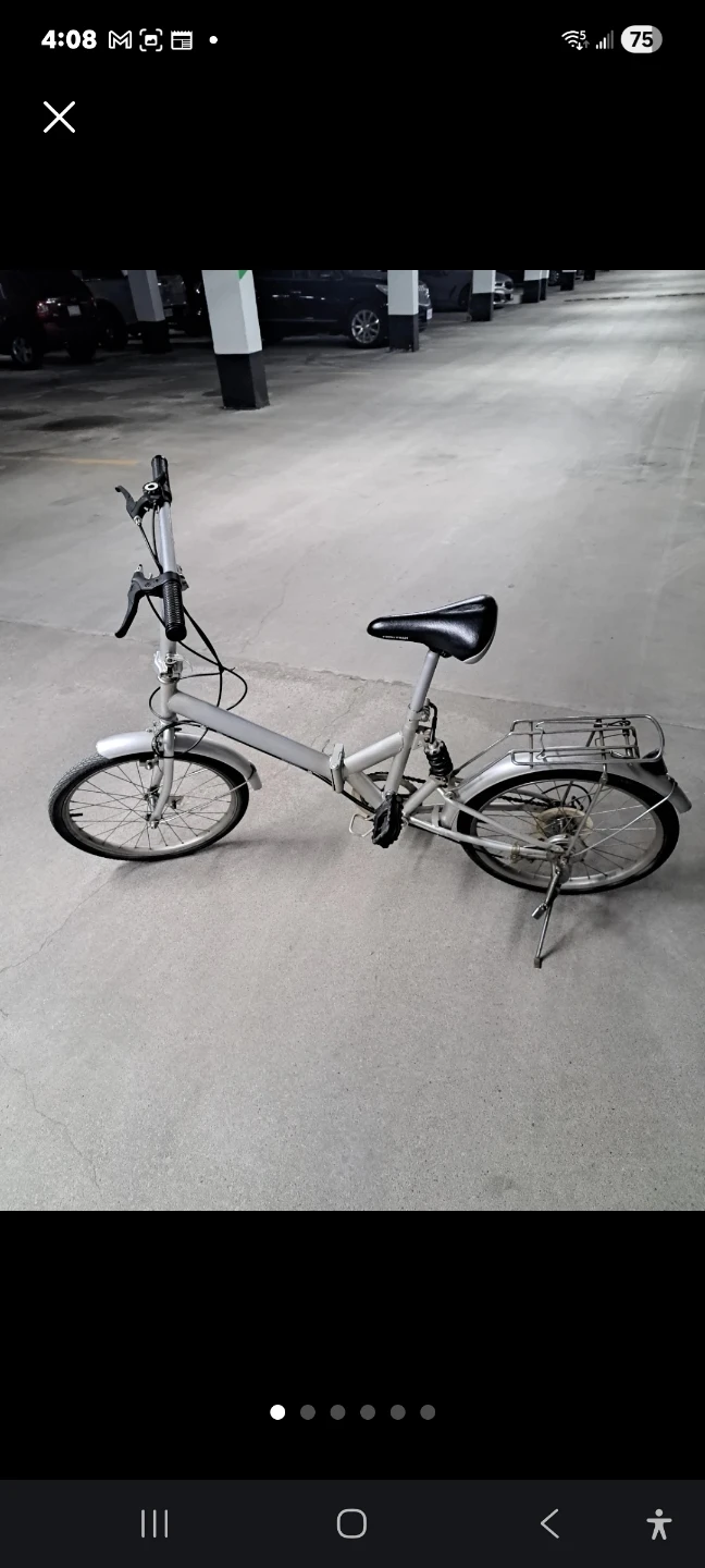 Silver Folding Bike - photo 3