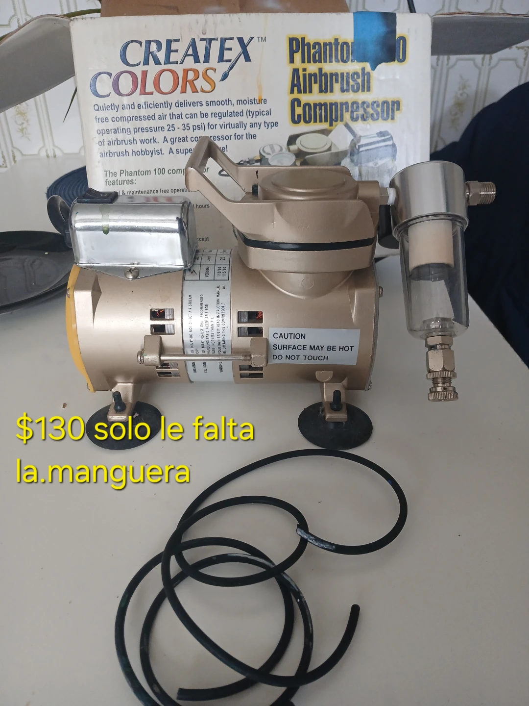Createx Colors Phantom 100 Airbrush Compressor - photo 2