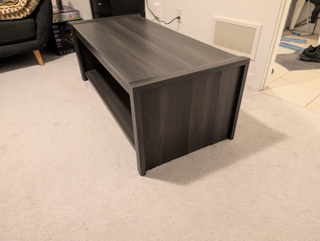 Modern Dark Wood Coffee Table – Excellent Condition - photo 2