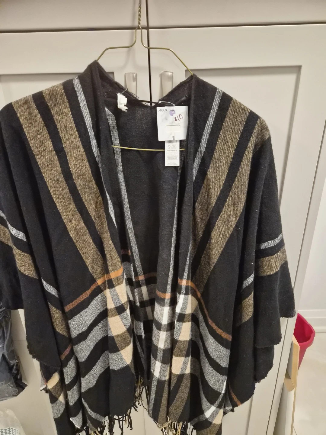 Ardene Plaid Poncho
