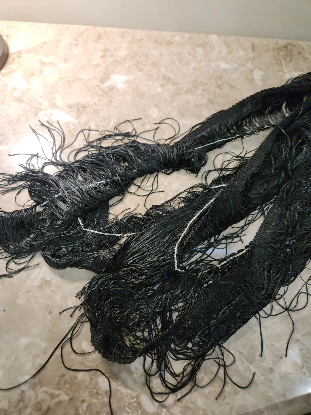 Black Fringe Trim - photo 2