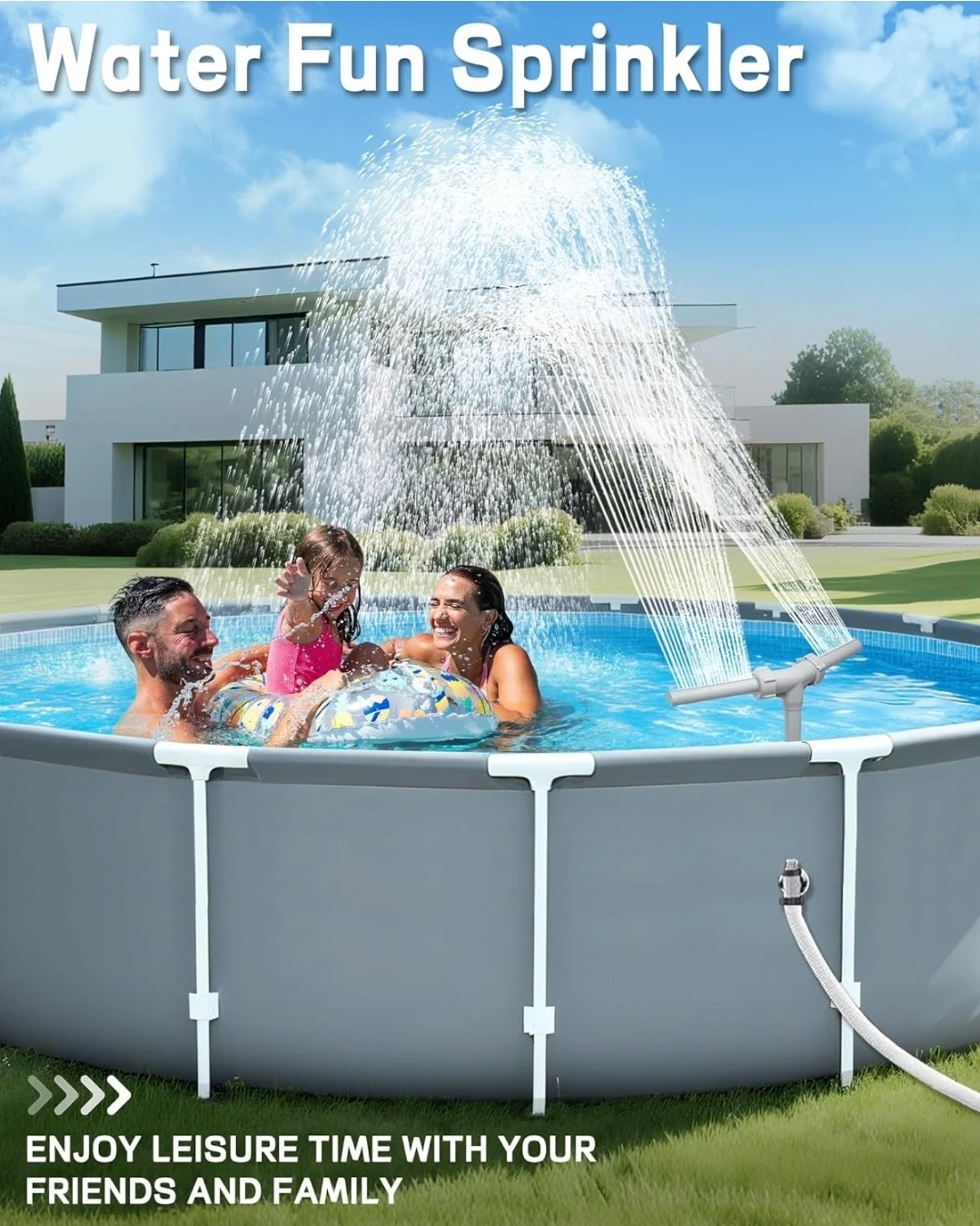 ZCONIEY Swimming Pool Waterfall Fountain Sprinkler - photo 2