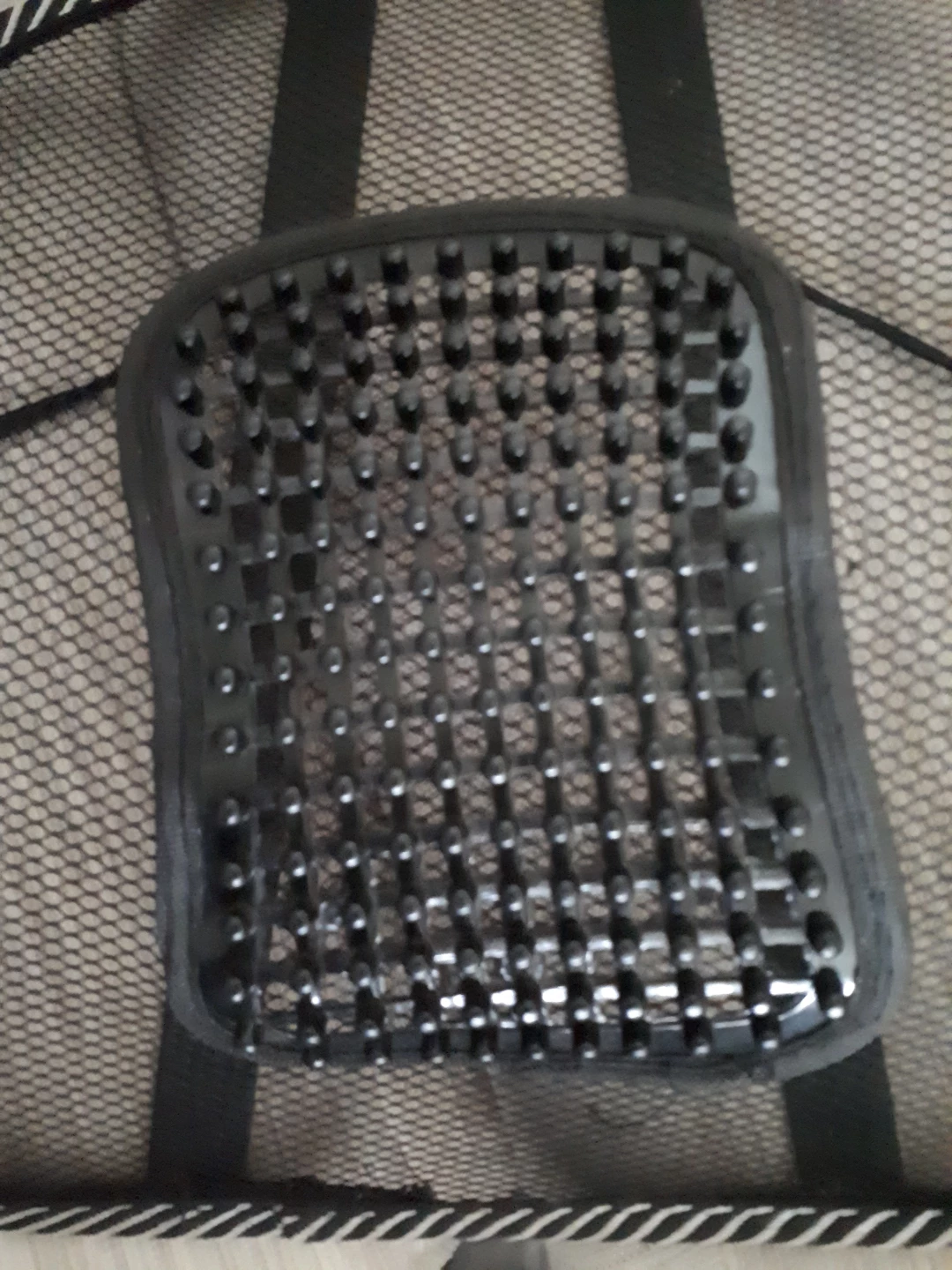Black Mesh Lumbar Support Back Brace - photo 3