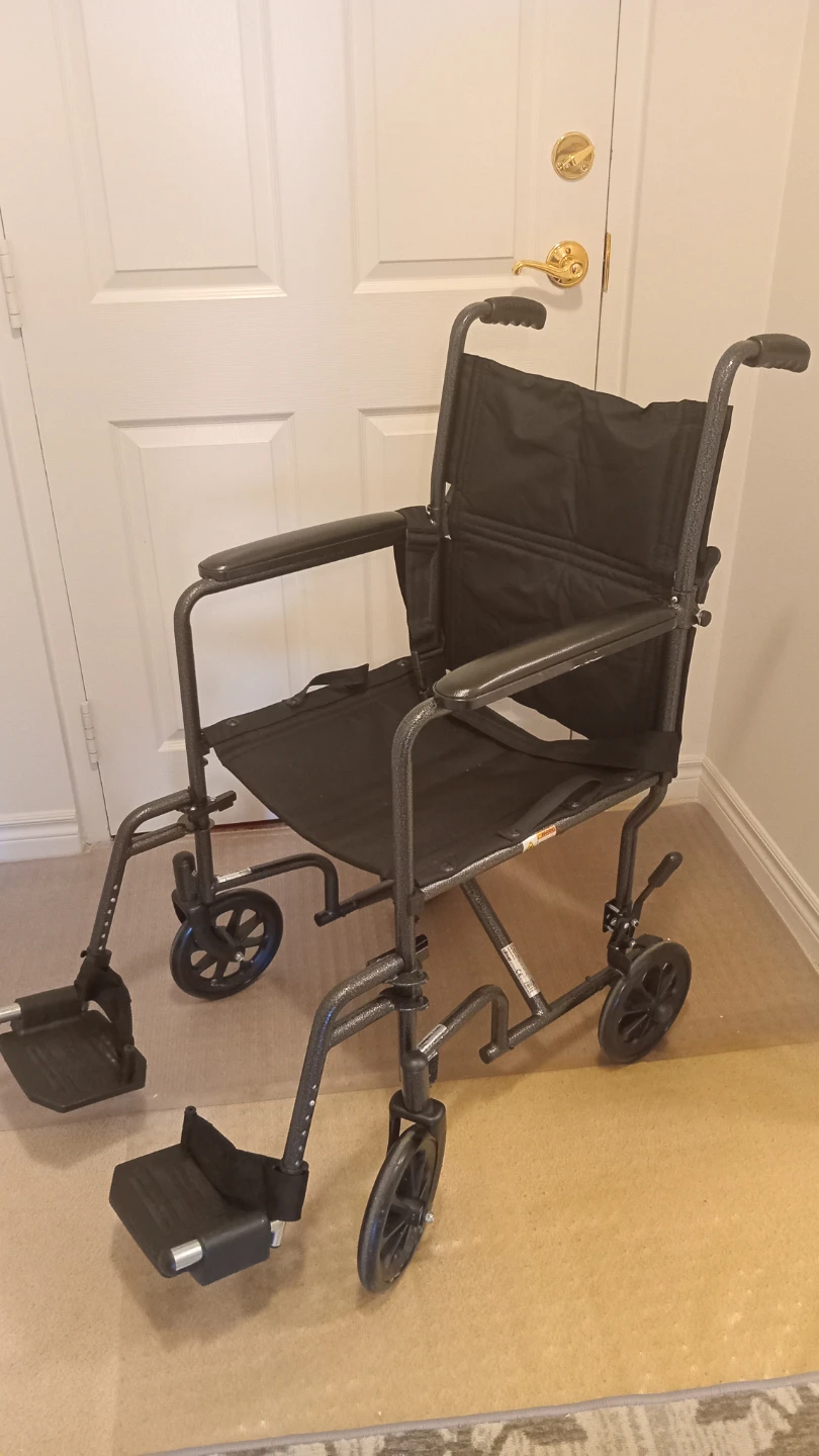Drive Medical Transport Wheelchair - Black