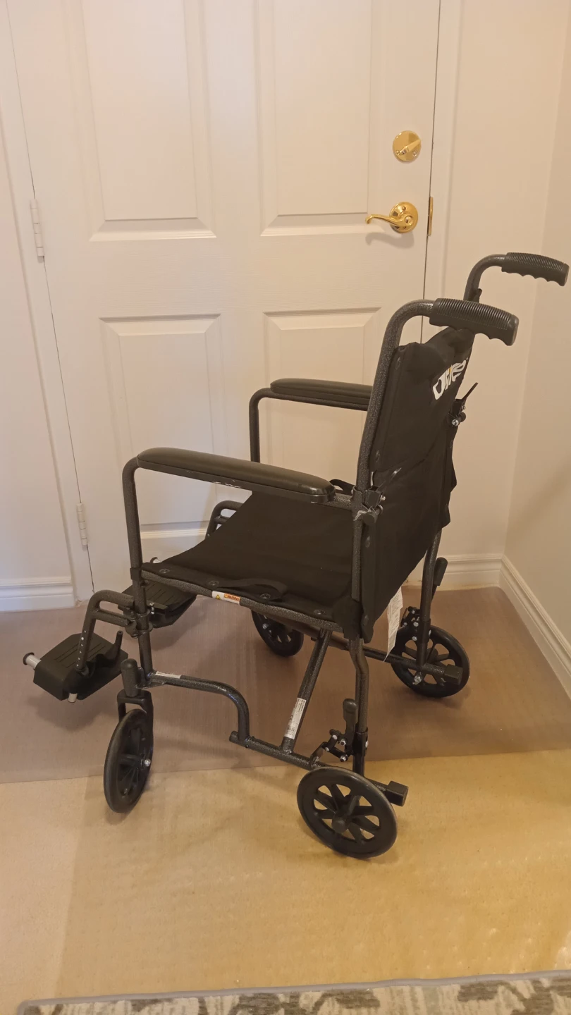 Drive Medical Transport Wheelchair - Black - photo 2