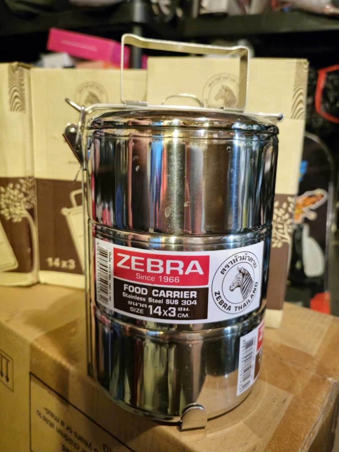3 New High Quality Stackable Lunch Bento Box Tiffin $60 Each