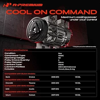 A-Premium A/C Compressor Chevy + - photo 2