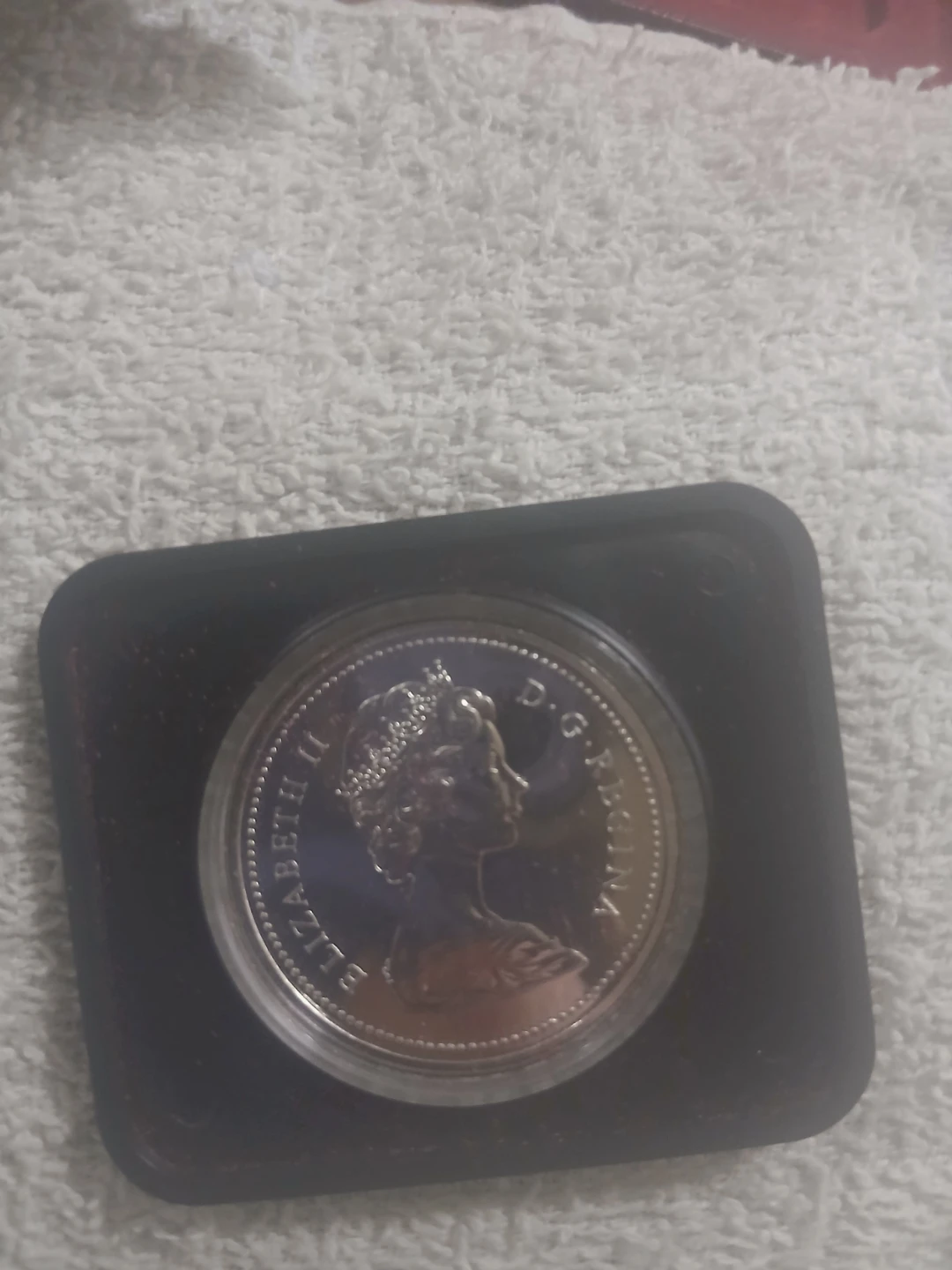 Canada silver Dollar Coin 1876-1976 Library of Parliament - photo 2