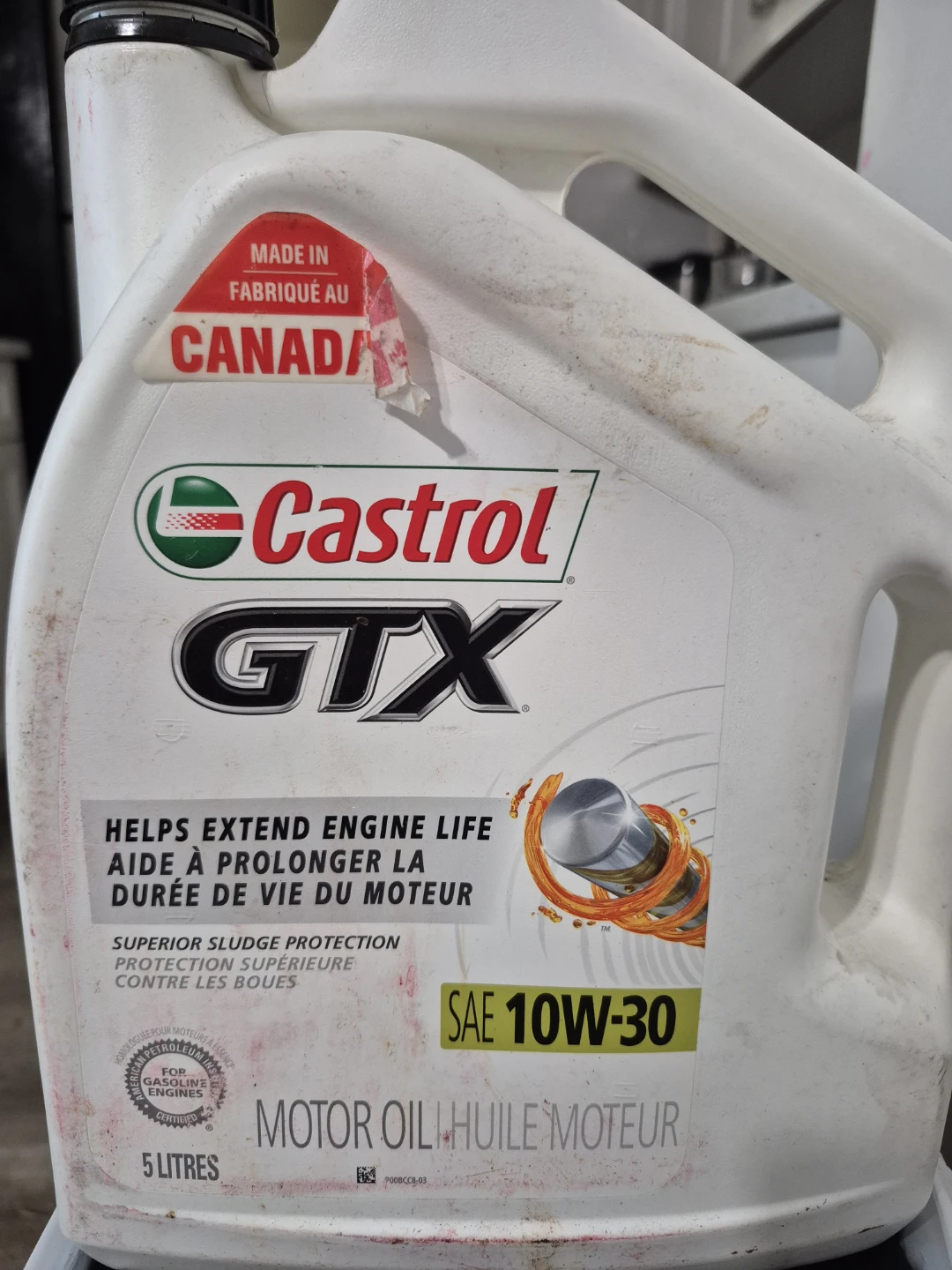 Castrol GTX Motor Oil 5 Litres SAE 10W-30