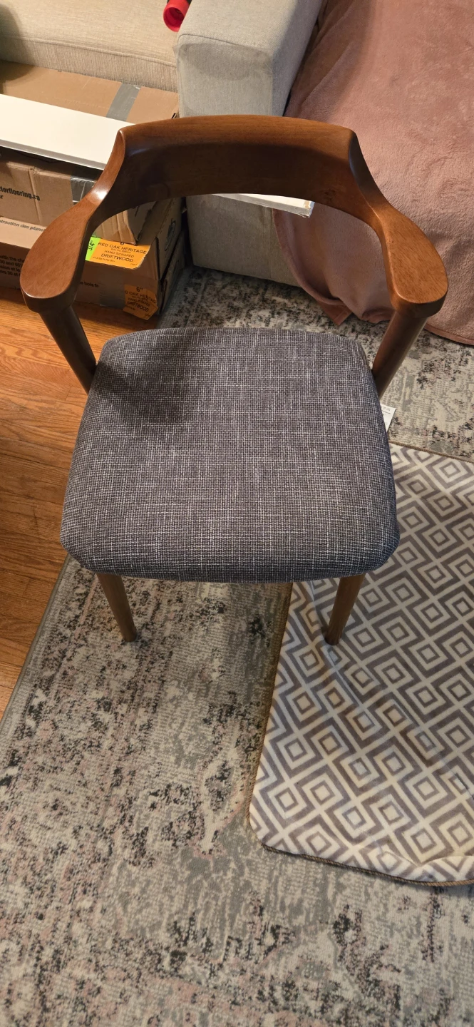 Mid-Century Modern Style Wood Accent Chair