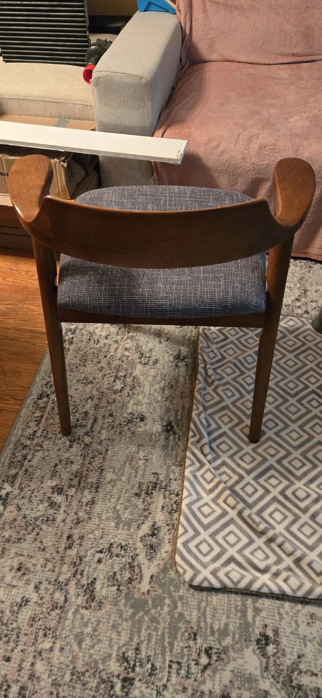 Mid-Century Modern Style Wood Accent Chair - photo 2