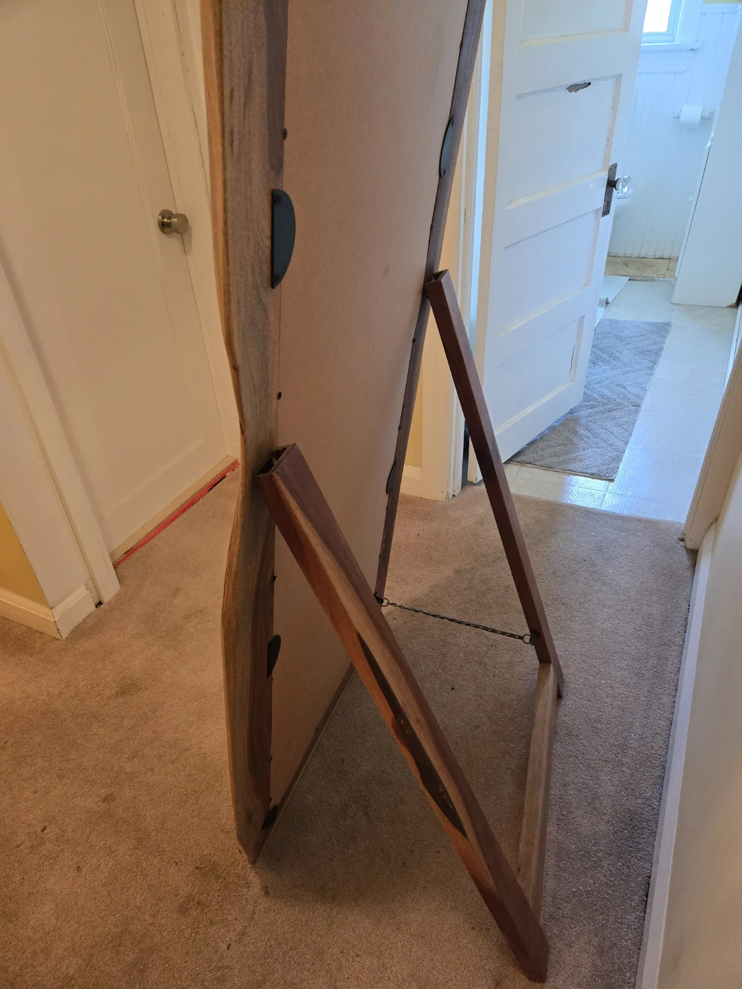 Wooden Full Length Standing Mirror - photo 2
