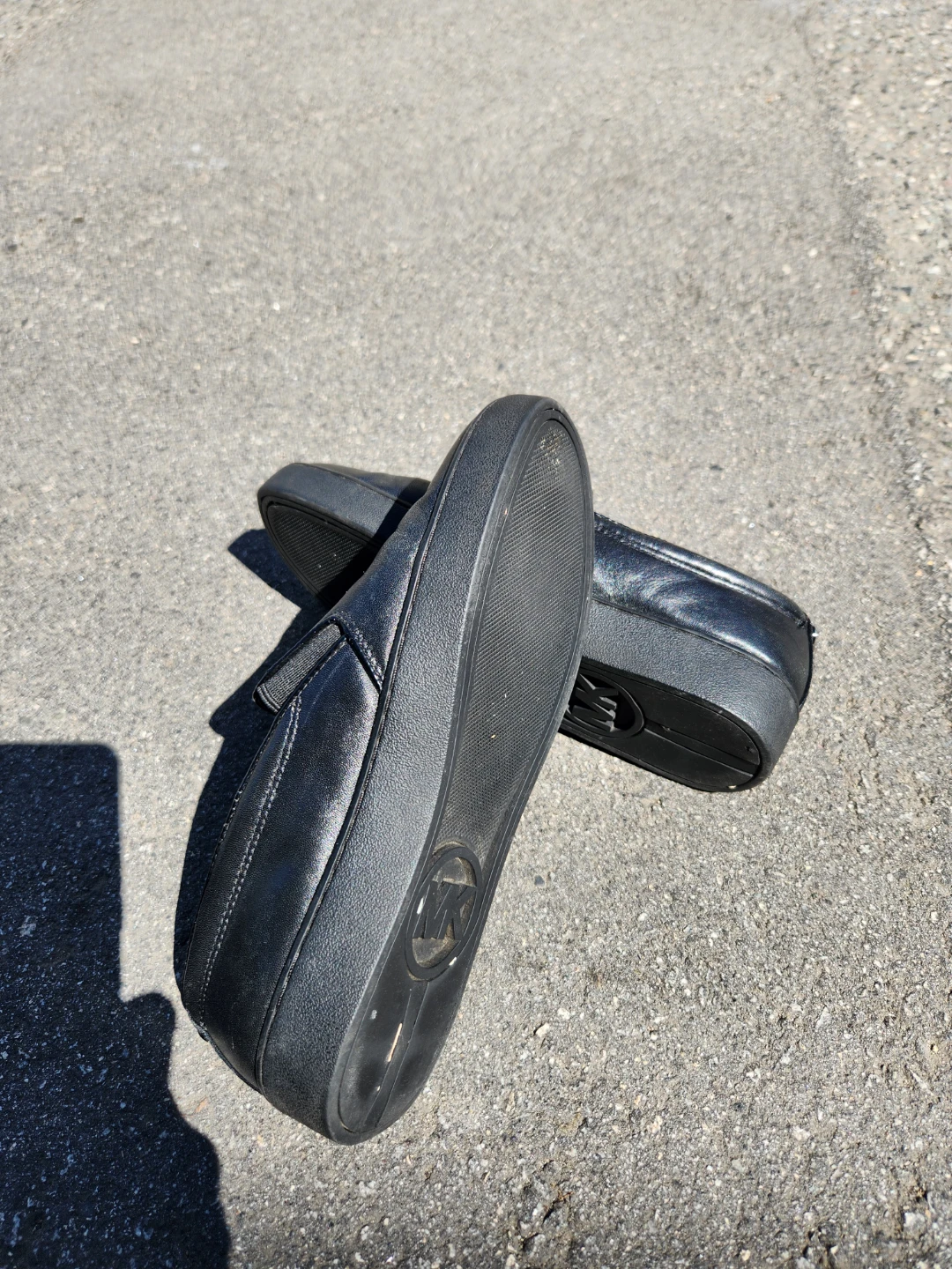 Michael Kors Black Leather Slip-On Shoes - photo 5