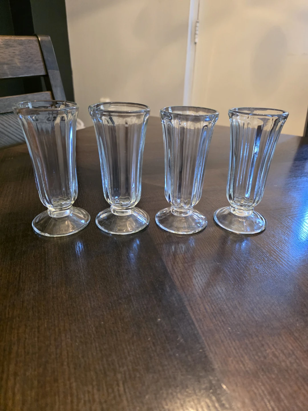 4 Vintage Parfait Glasses