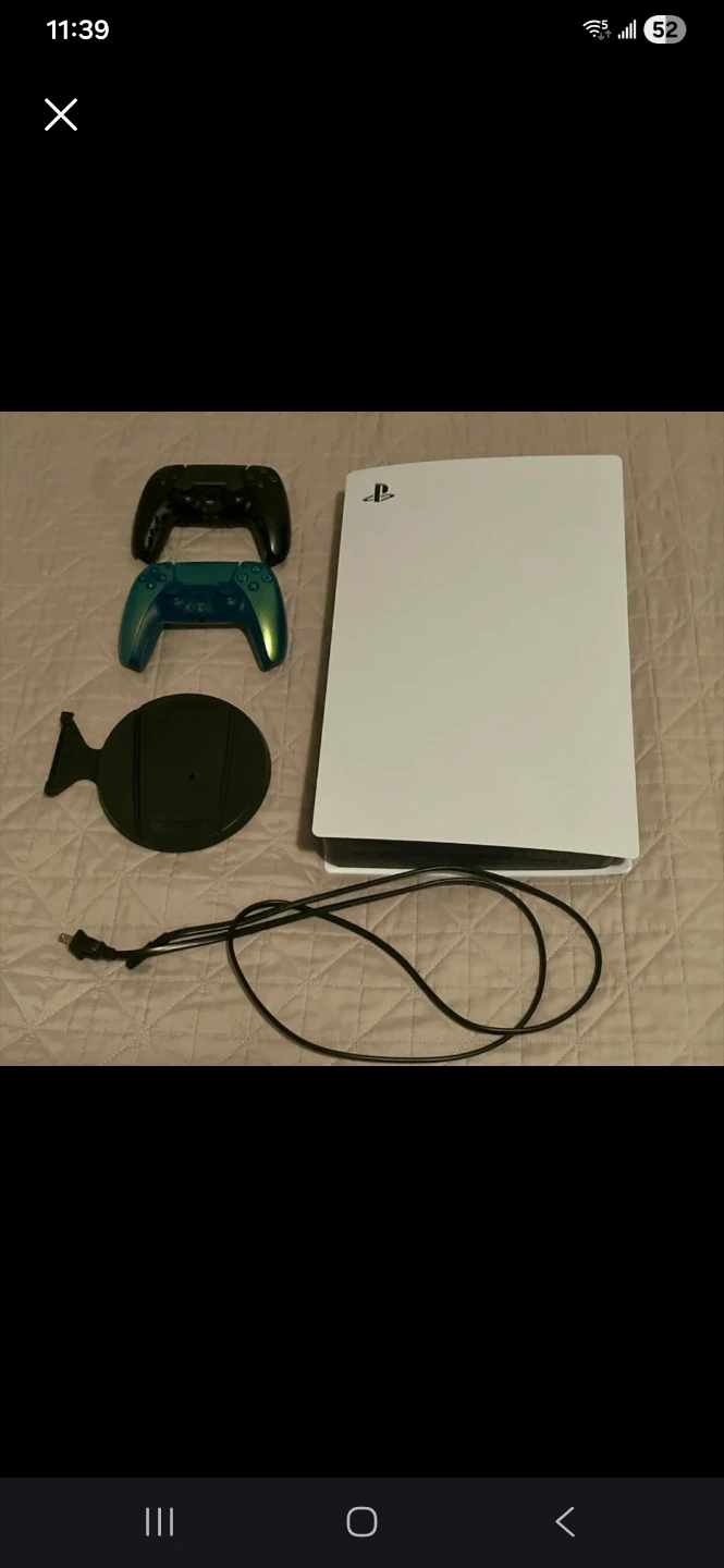 PlayStation 5 Console with 2 Controllers