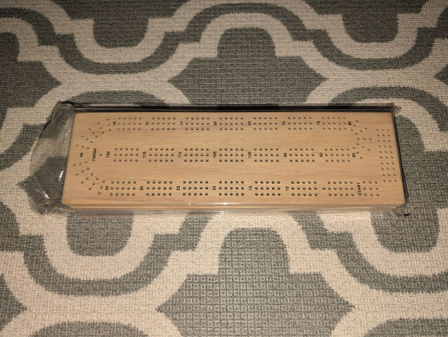 Wooden Cribbage Board