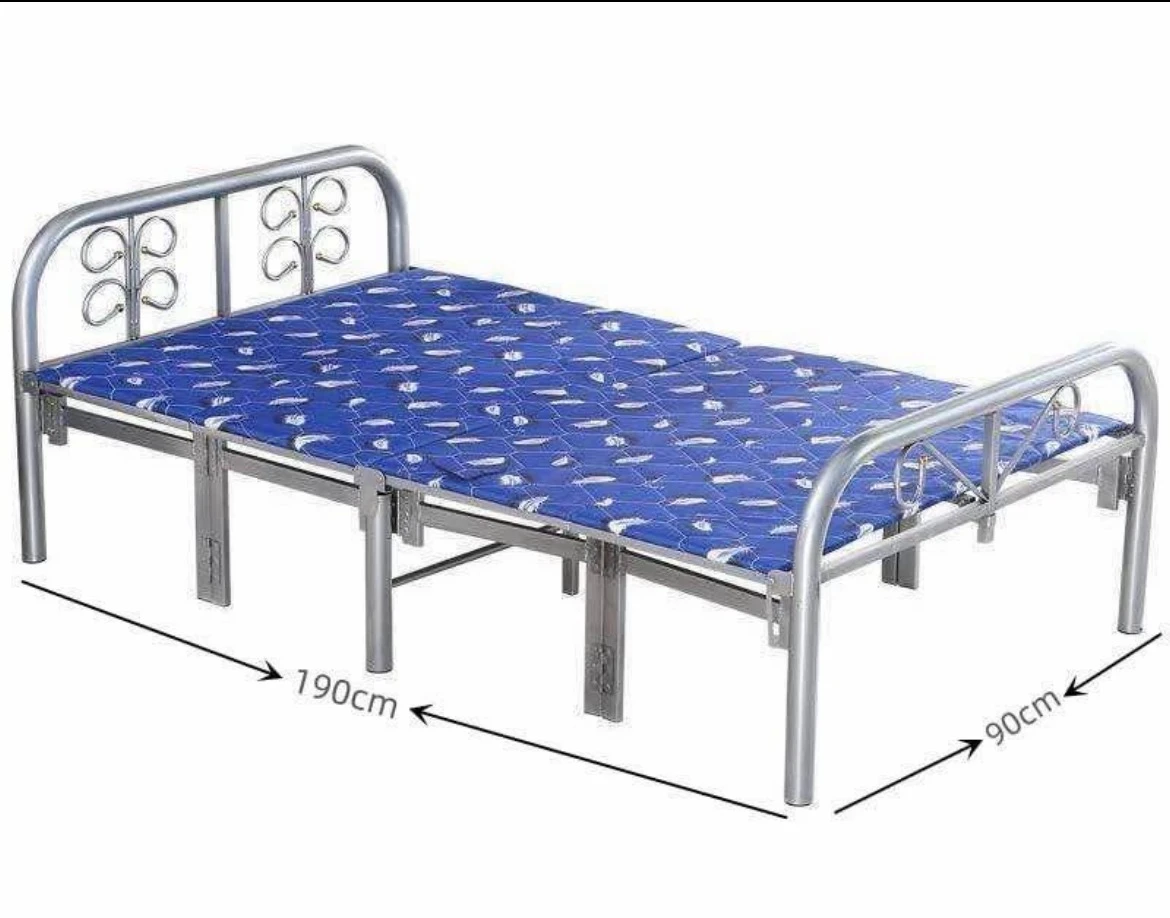 Folding Twin Bed with Mattress