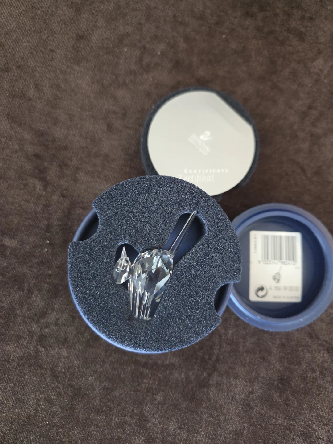 Swarovski Crystal Cat Figurine with Box - photo 3