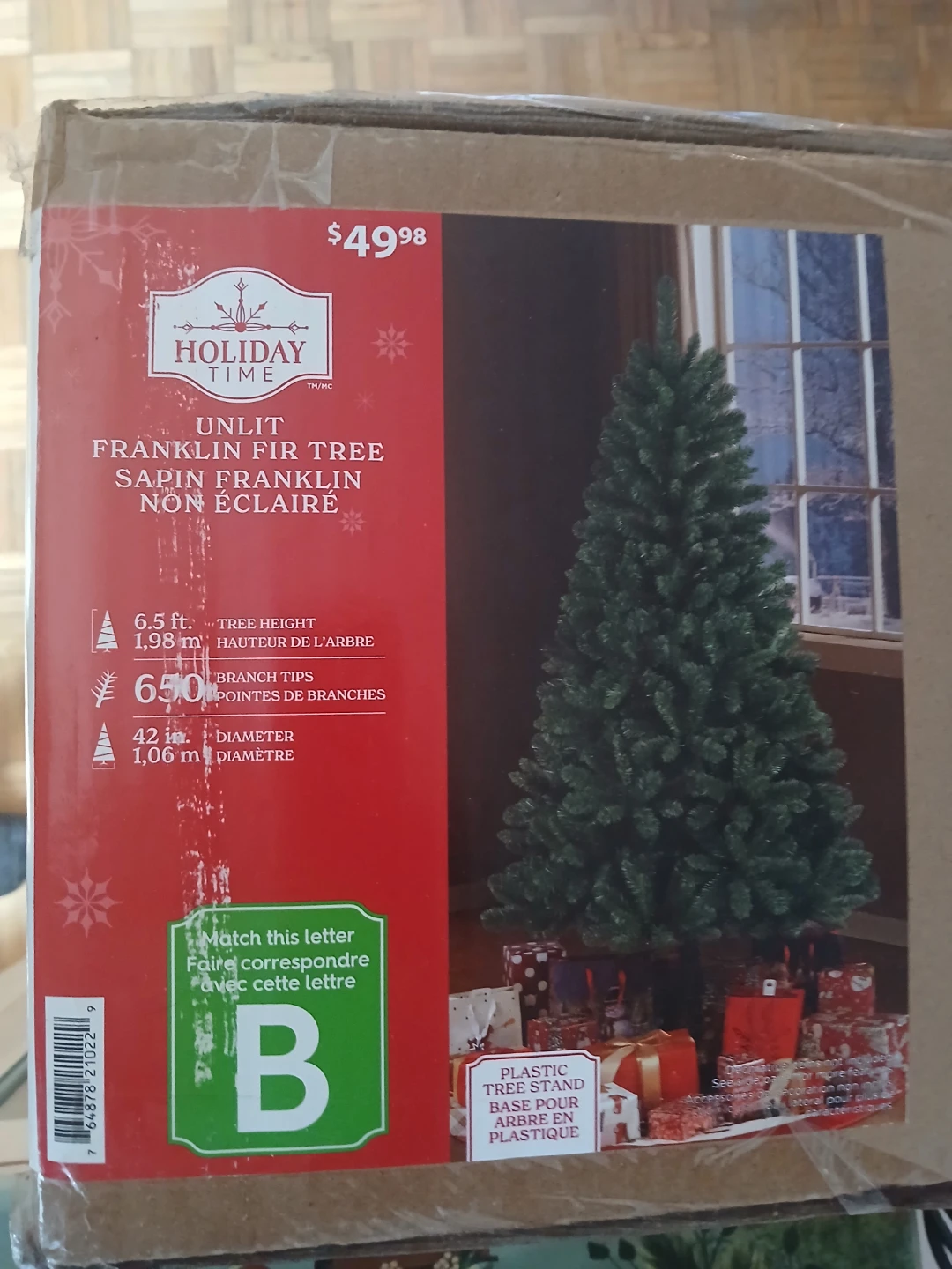 Holiday Time Unlit Franklin Fir Tree - 6.5 ft - photo 2