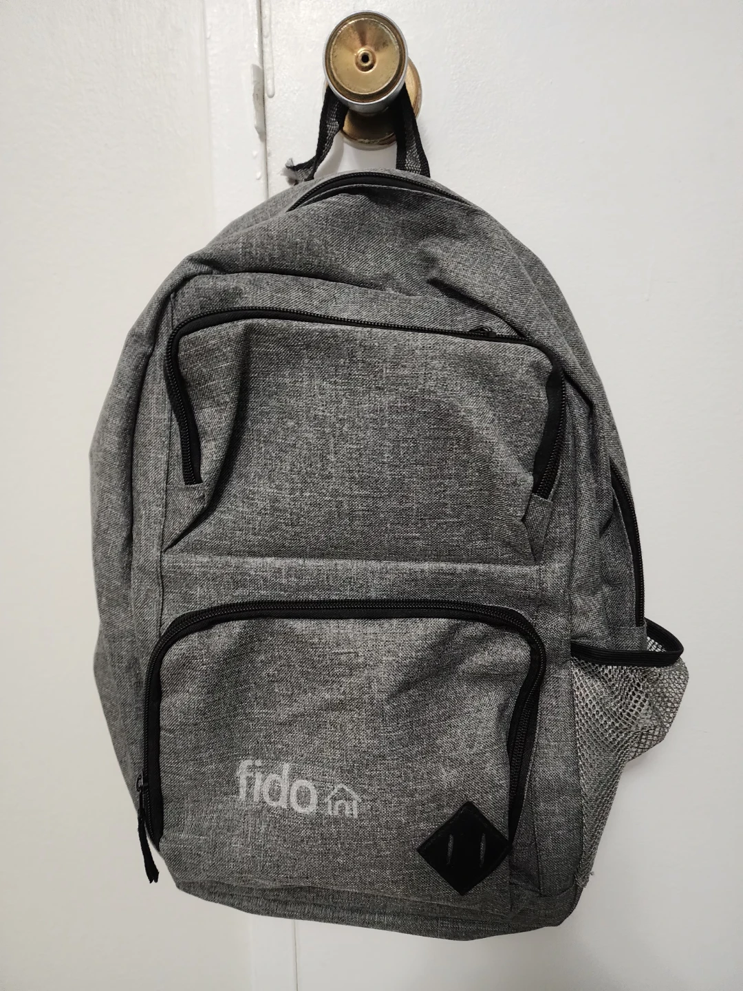 Fido Grey Backpack