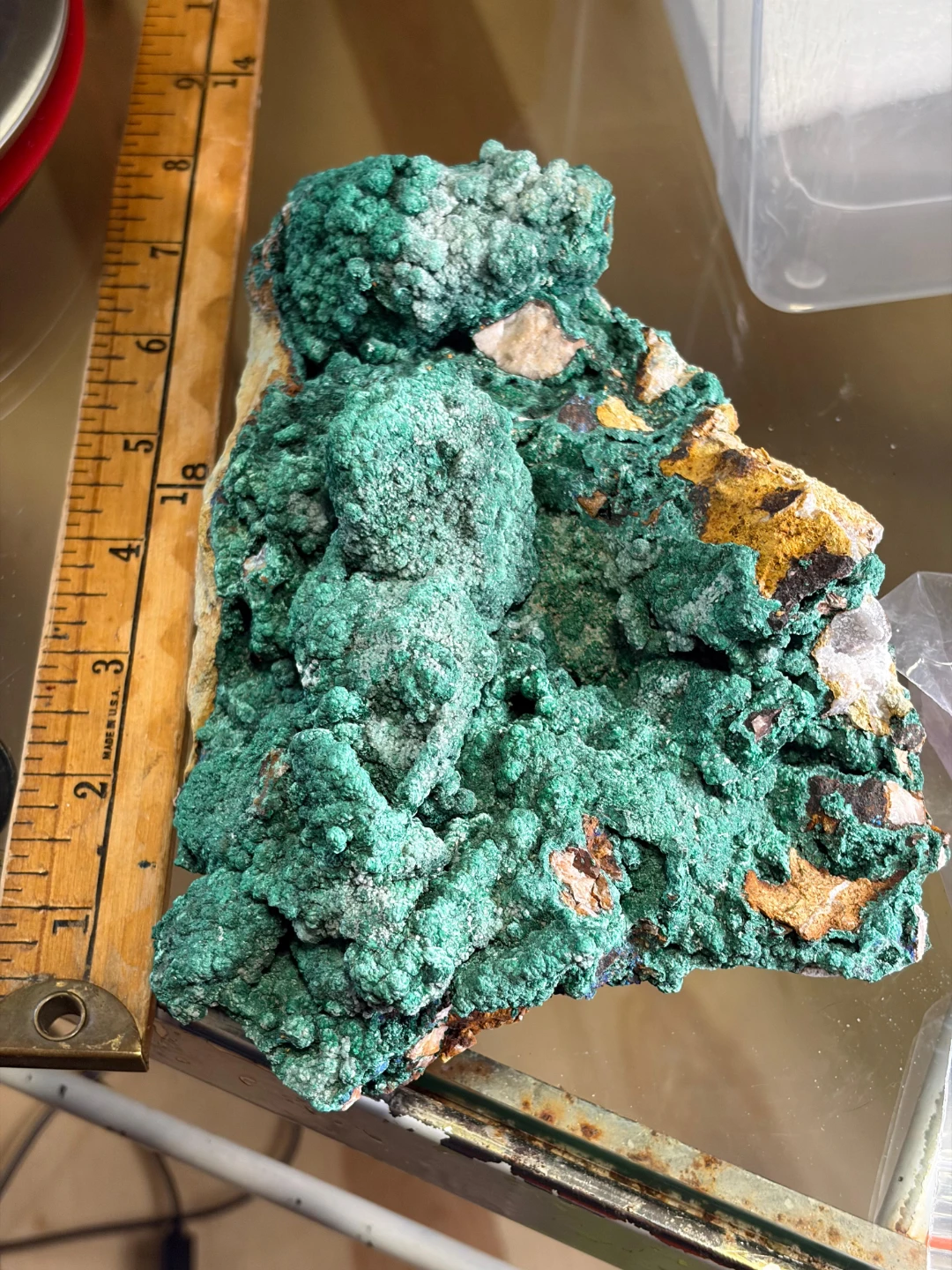 Green Malachite Specimen Rock