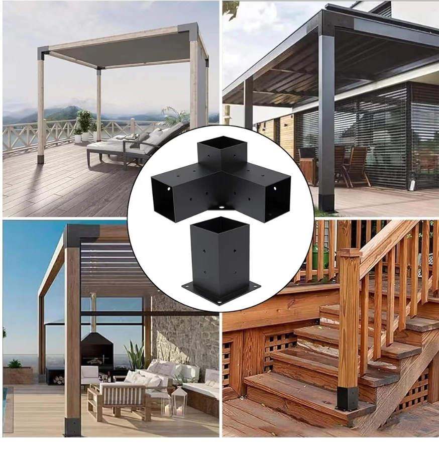 Pergola Post Corner Brackets and Bases - photo 2