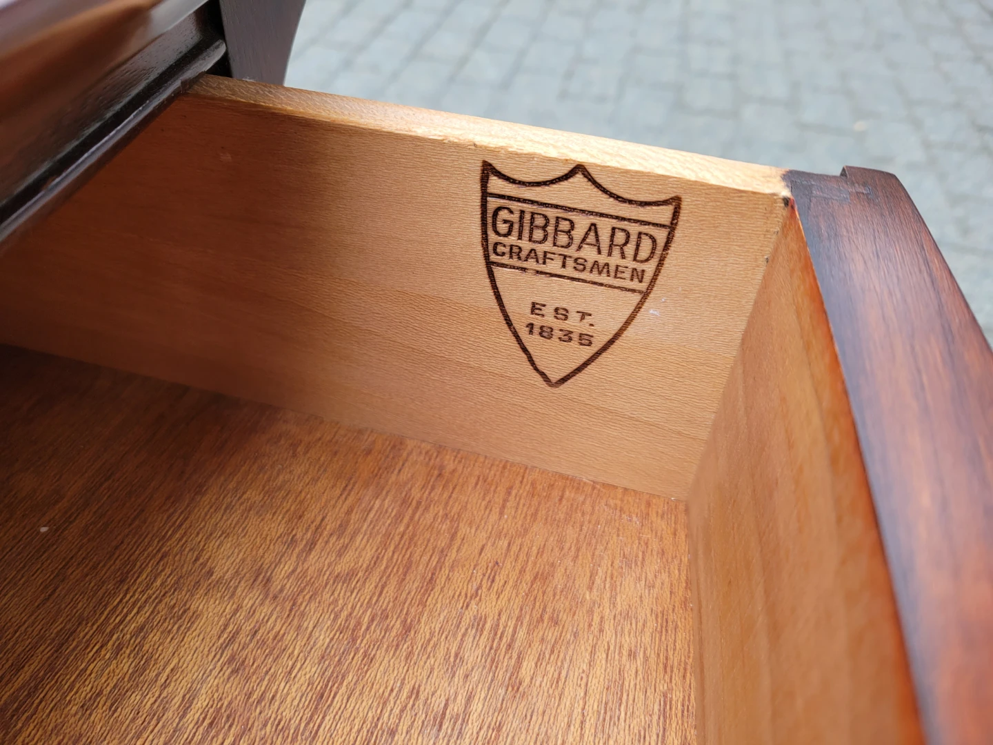 Vintage Gibbard Solid Wood Nightstand / Side Table. - photo 5