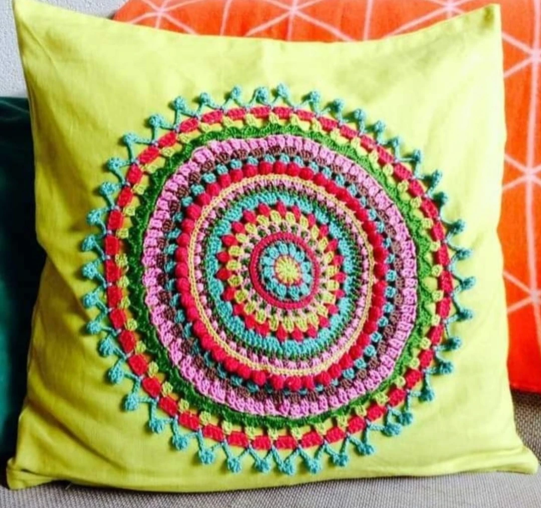 Handmade Crochet Accent Pillow Covers - photo 2