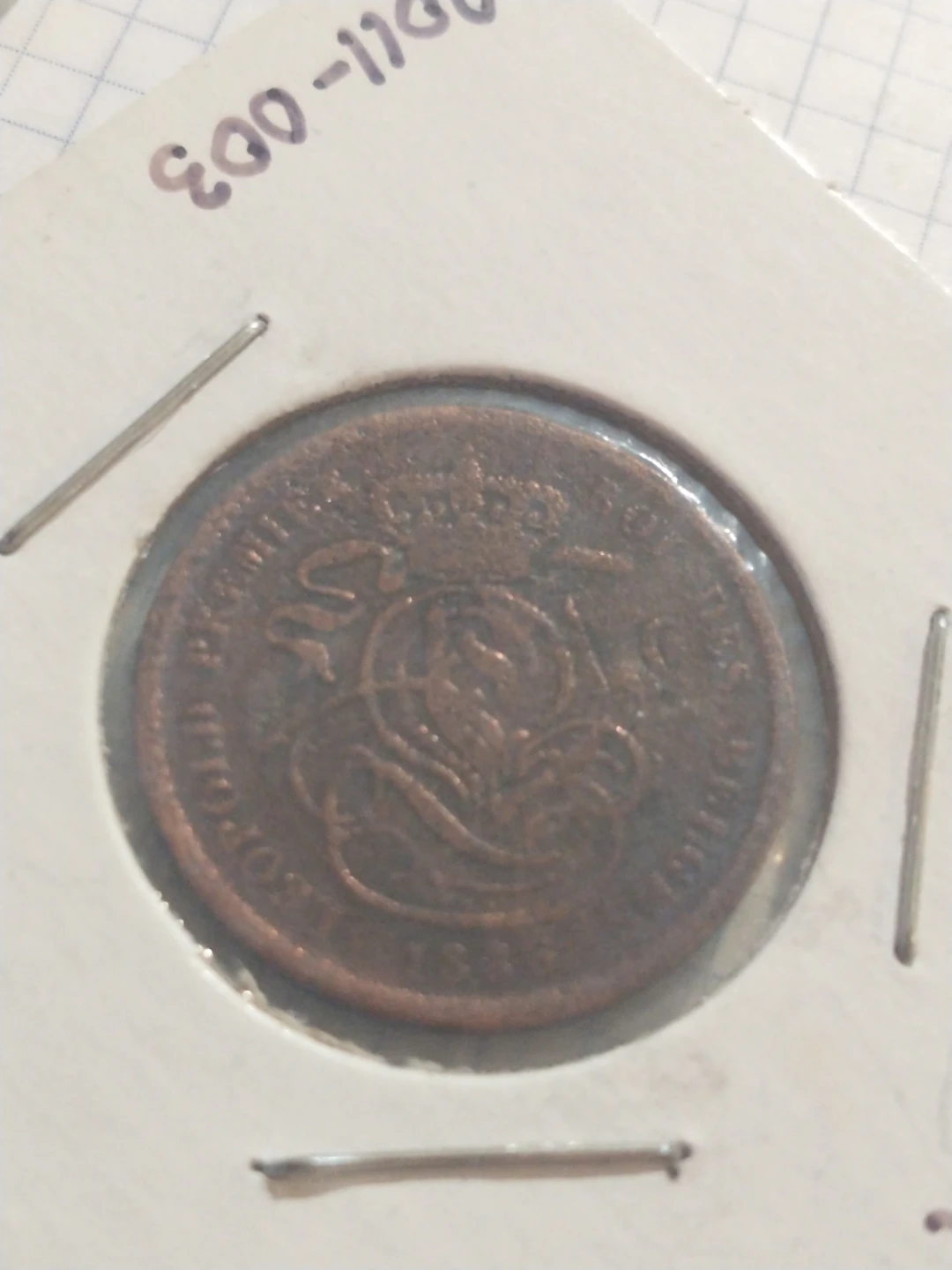 1836 Belgium 2 cents - photo 3