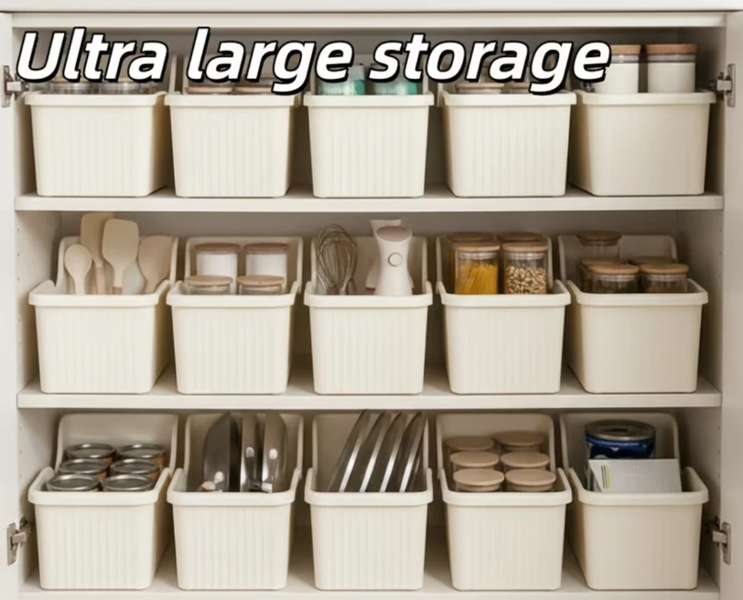 Cream Storage Bins