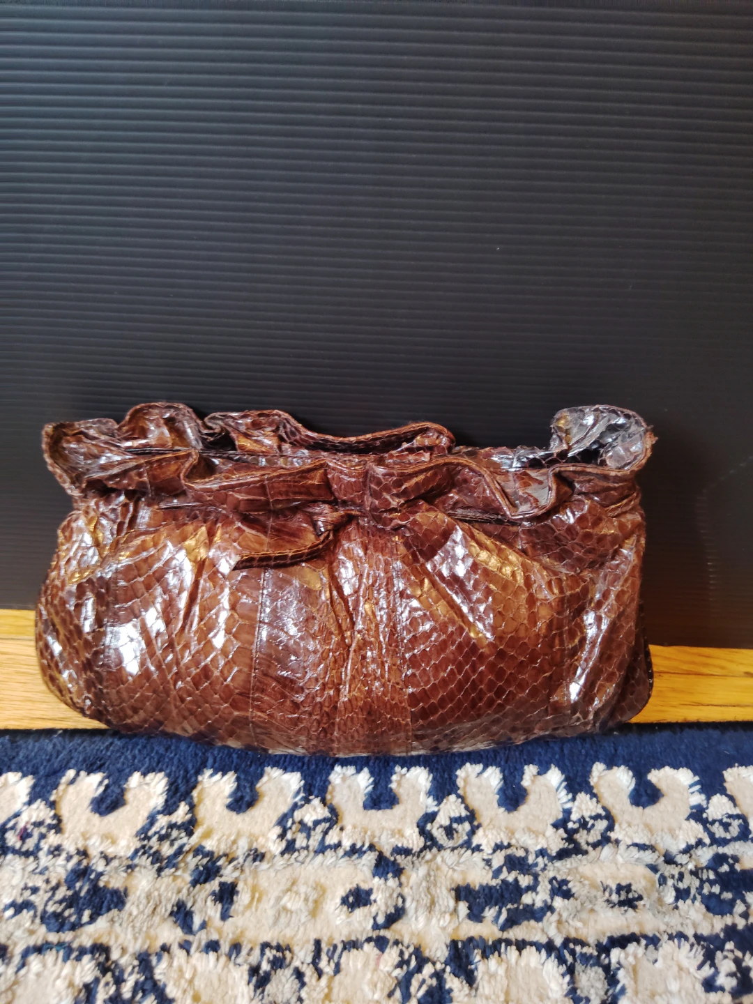 Genuine Snake Skin Clutch Purse - photo 3