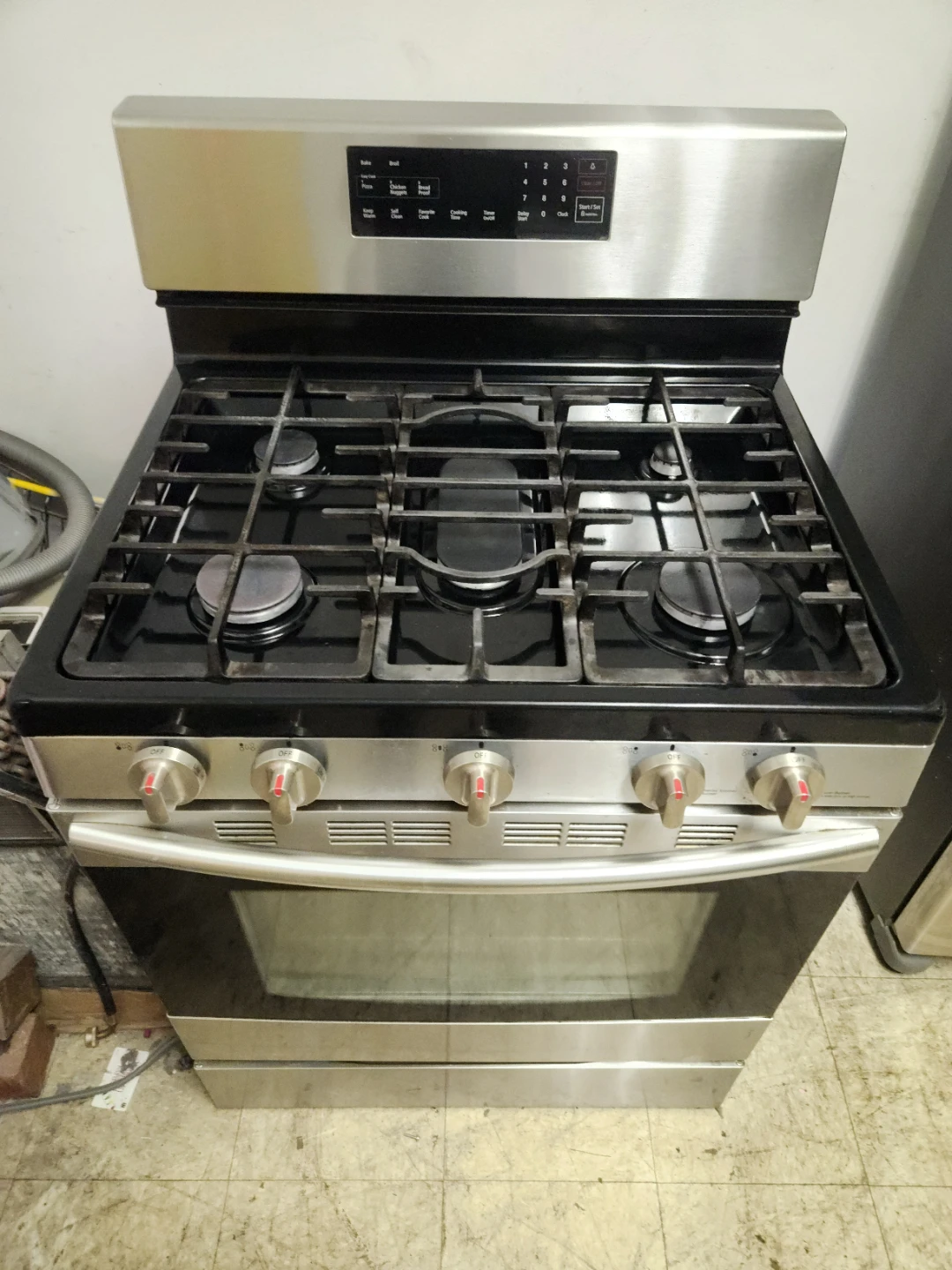 Stainless Steel Gas Range Stove