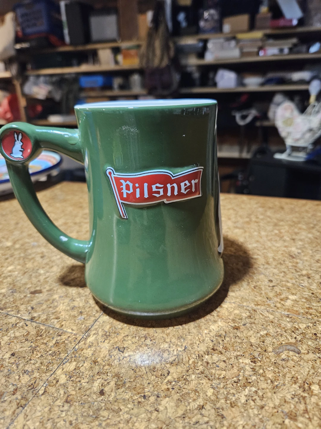 Pilsner Beer Mug with Bunny Handle - photo 2