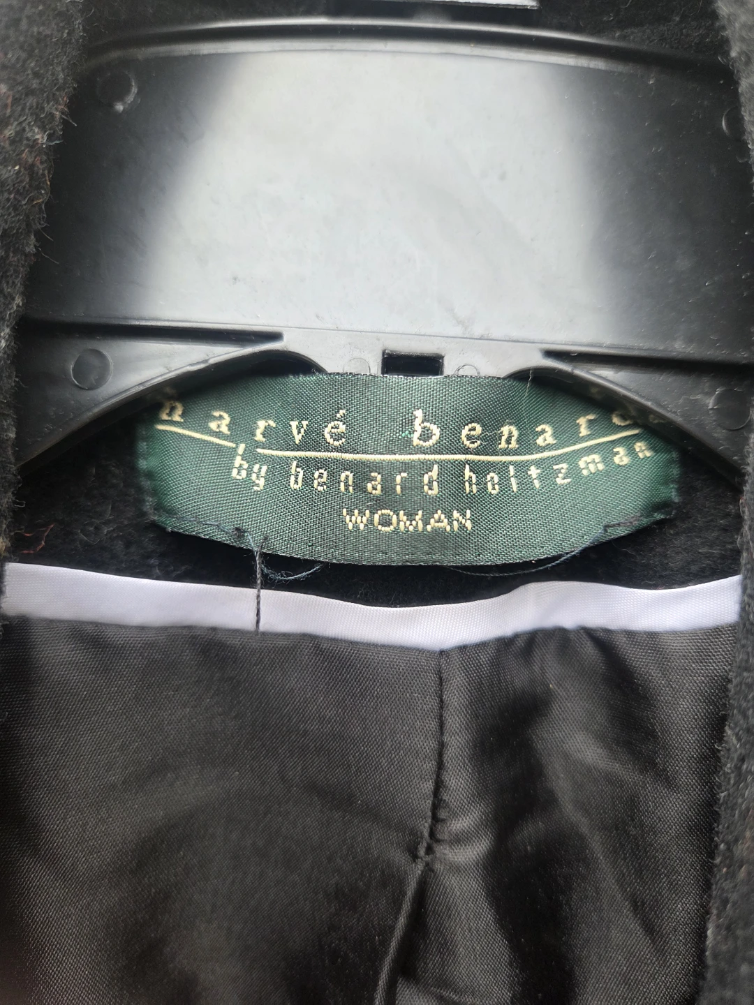 Hervé benard Woman's Black Coat - photo 2