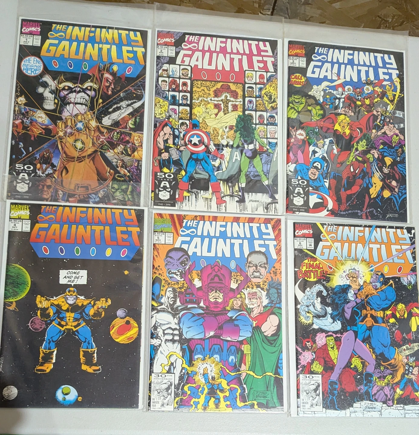 The Infinity Gauntlet Comic Book Lot - photo 2