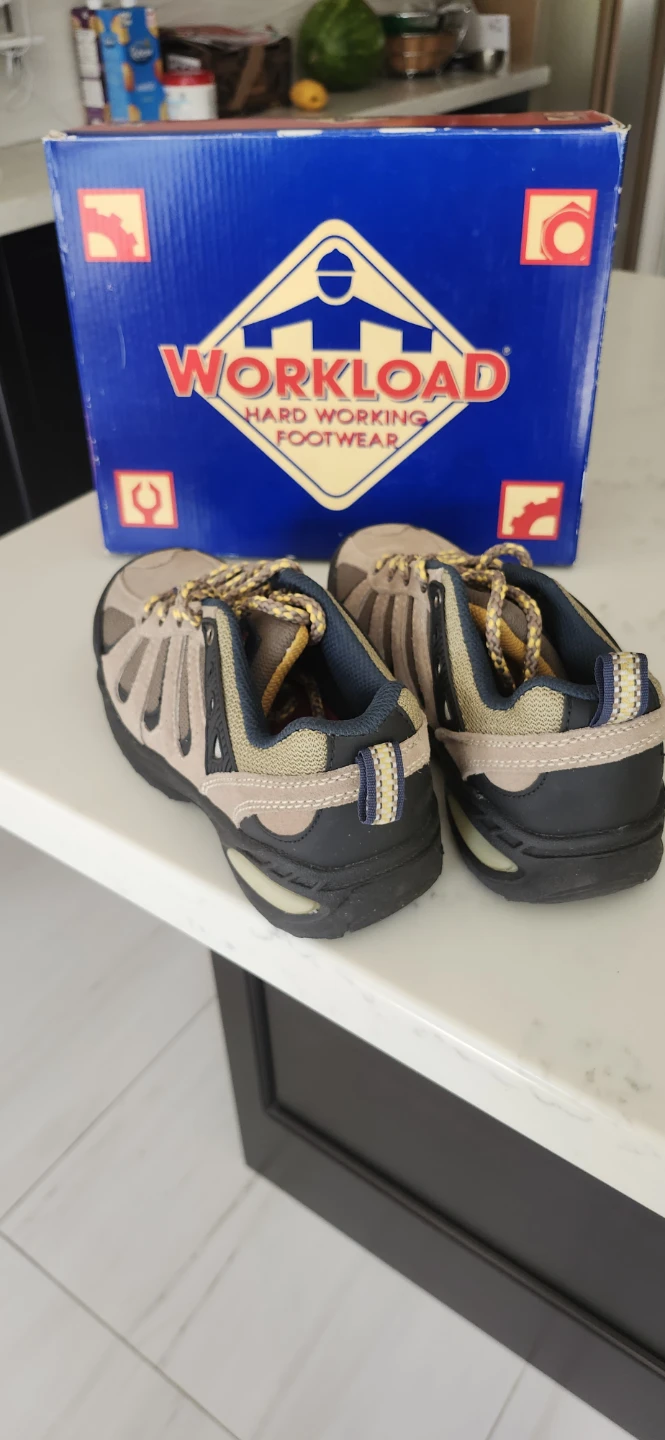 Ladies steel toe work boots