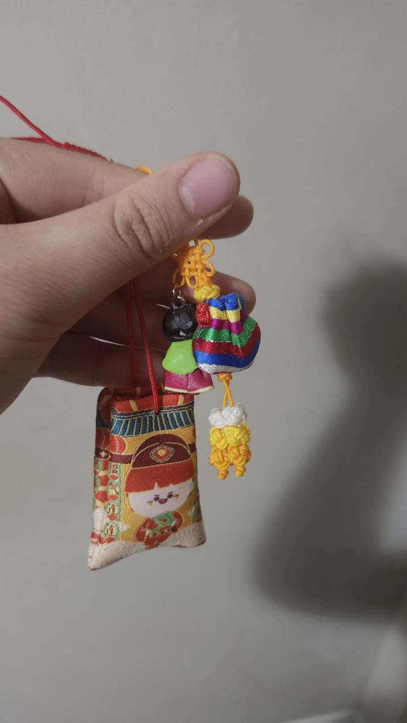 Fabric Tassel Charm with Mini Doll - photo 4