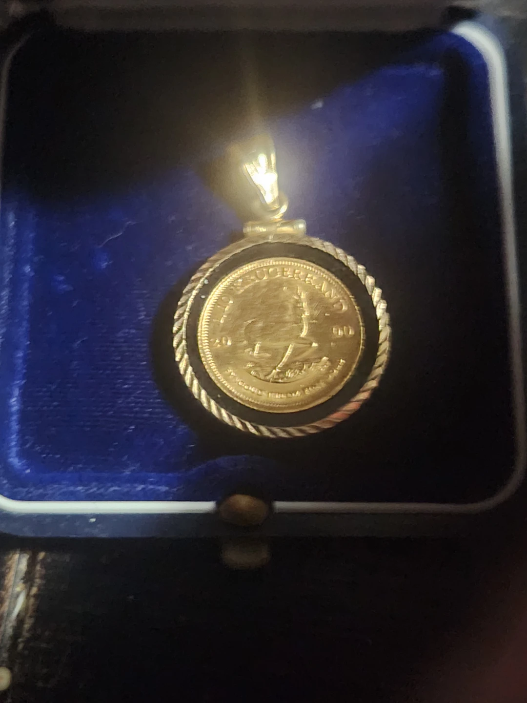 Krugerand 1/10 oz Gold Coin Pendant