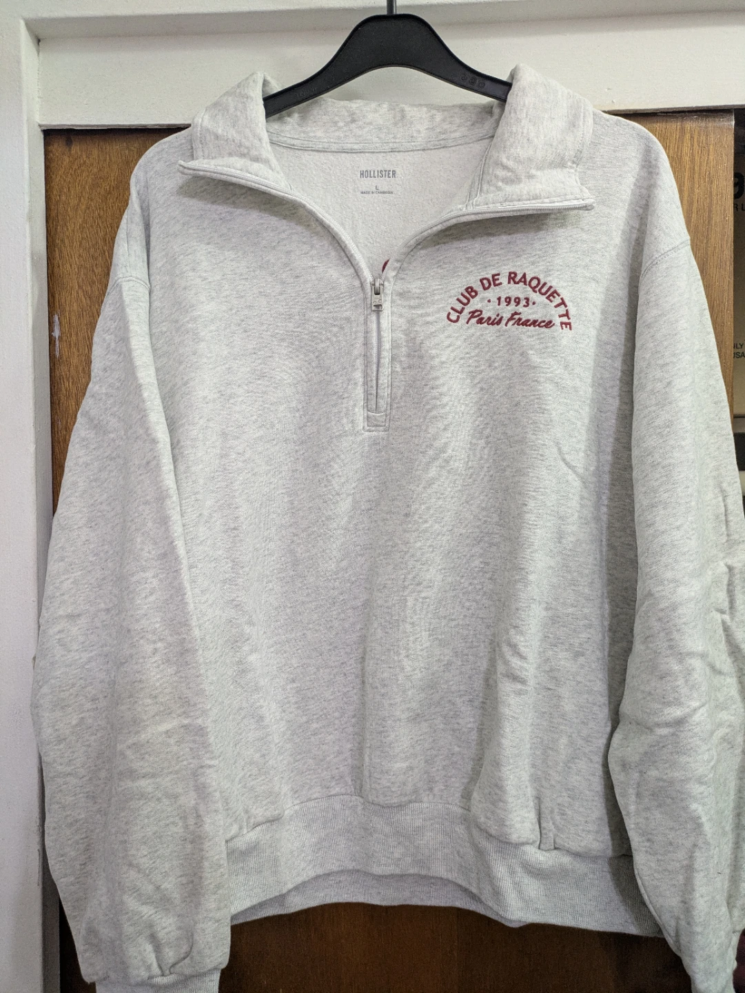 Hollister Club de Raquette Quarter Zip Sweatshirt - Large - photo 4
