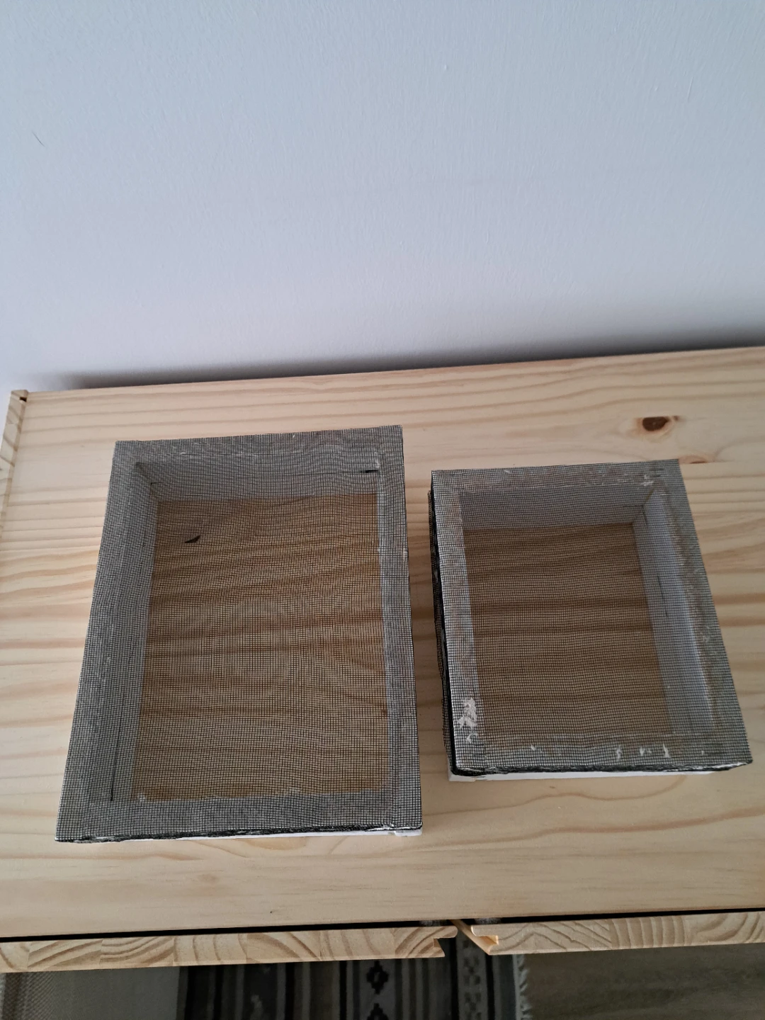 Two handmade frames for making handmade paper and recycled paper - photo 3