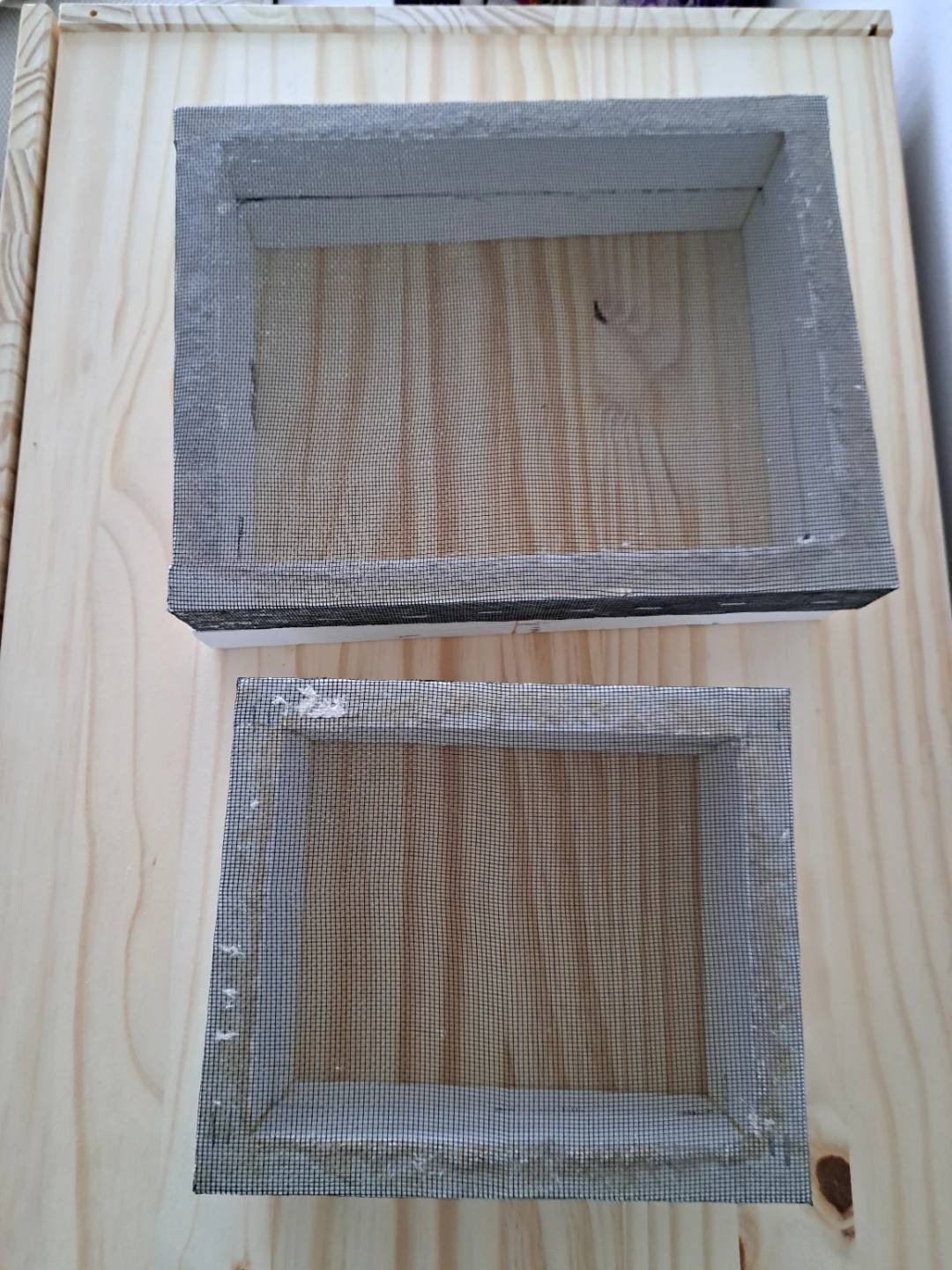 Two handmade frames for making handmade paper and recycled paper - photo 4