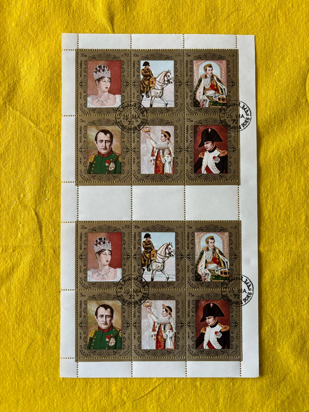 Stamp sheets set (6x) Portraits (international) - photo 2