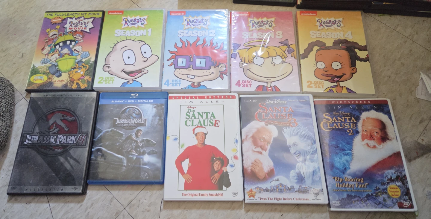 Movies dvds and blu rays