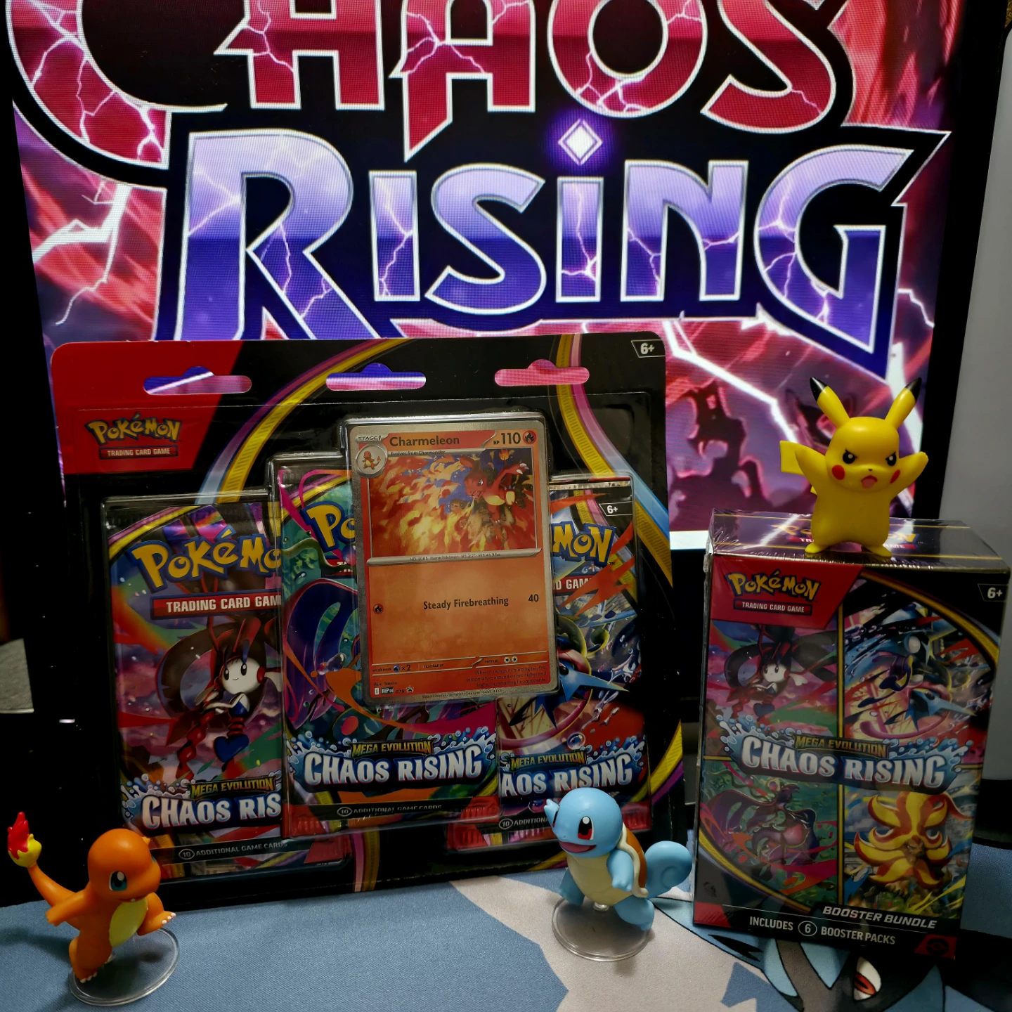 Pokemon TCG Chaos Rising Booster Bundle and 3-Pack Blister