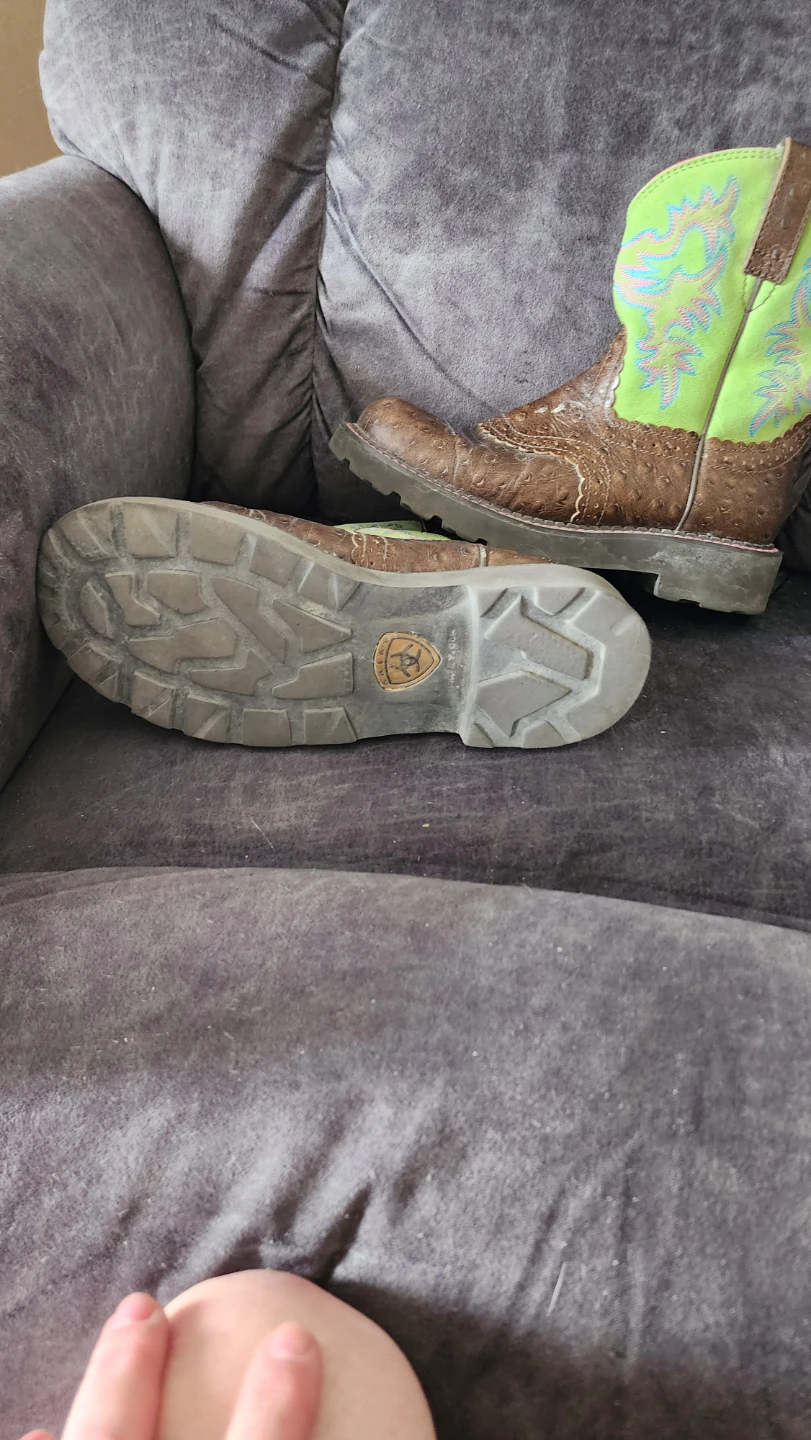 Ariat Youth Cowboy Boots Size 7.5B - photo 3